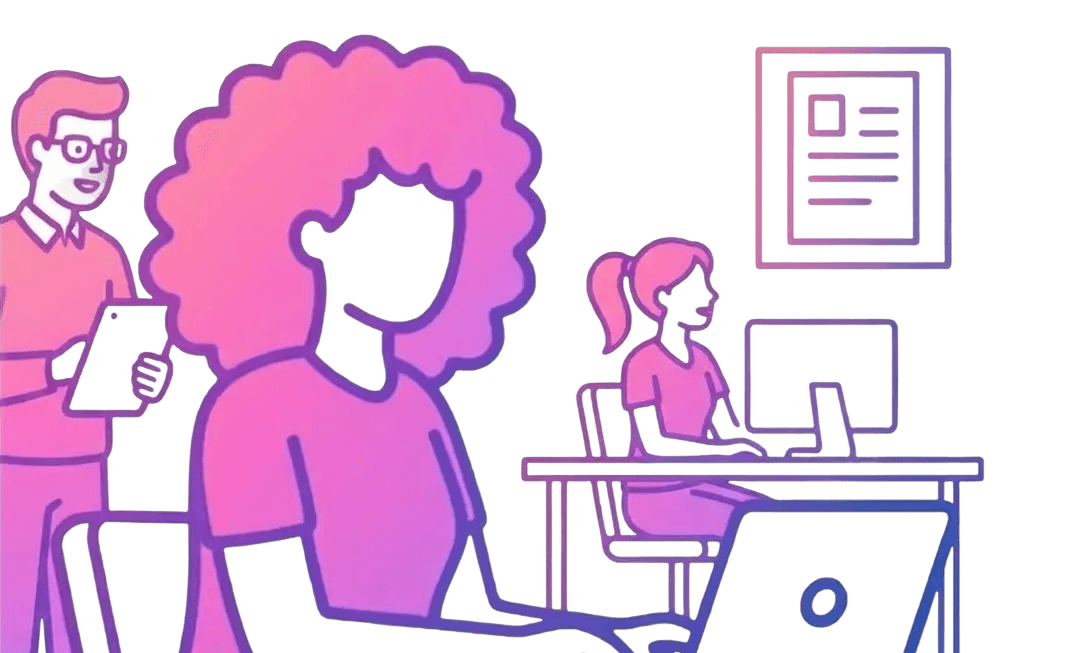 Ilustração junte-se a nós